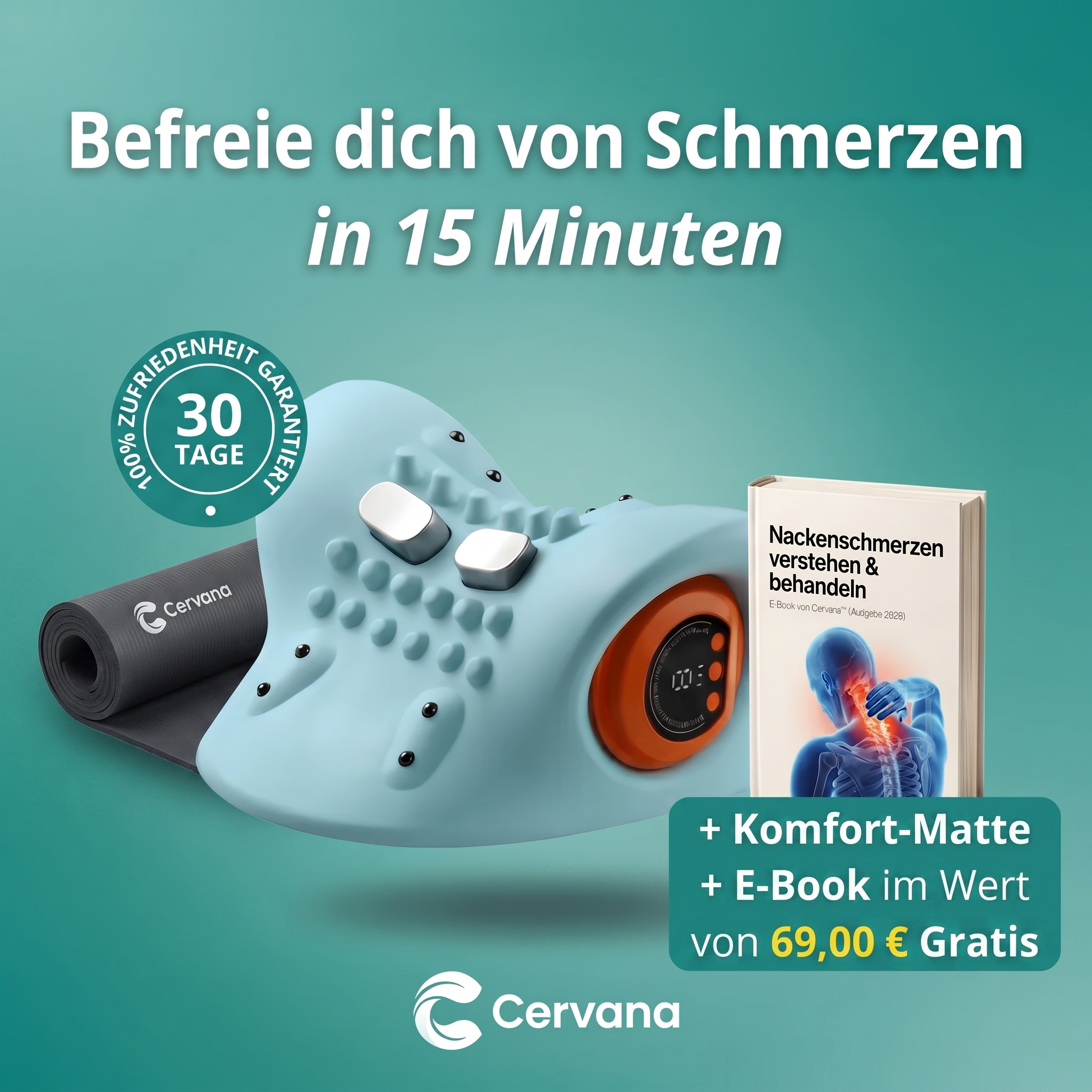 Cervana™ Nacken Massagegerät 4-in-1